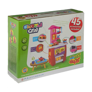 اسباب بازی آشپزخانه کلبه 45 پارچه زرین تویز ZARRIN TOYS-اسباب بازی